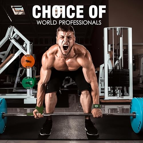 Miniatura 5 de FIGHTSENSE Correas de levantamiento para levantamiento de pesas, correas de muñeca de gimnasio para hombres y mujeres, correas de neopreno