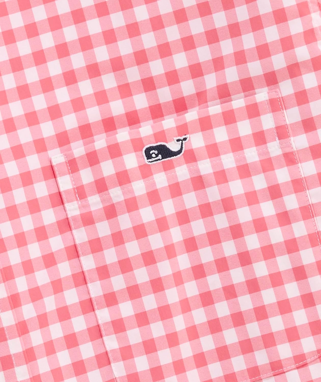 Vineyard Vines Mens Mainsail Gingham Featherweight Performance Shirt - Image 3
