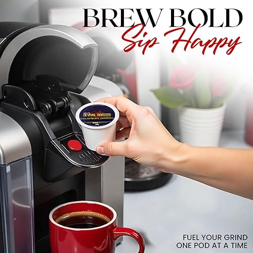 Miniatura 25 de InfuSio Cápsulas de café – 96 unidades, Espresso Roast (café tostado oscuro), cápsulas de café de una sola porción para cafeteras Keurig K Cup