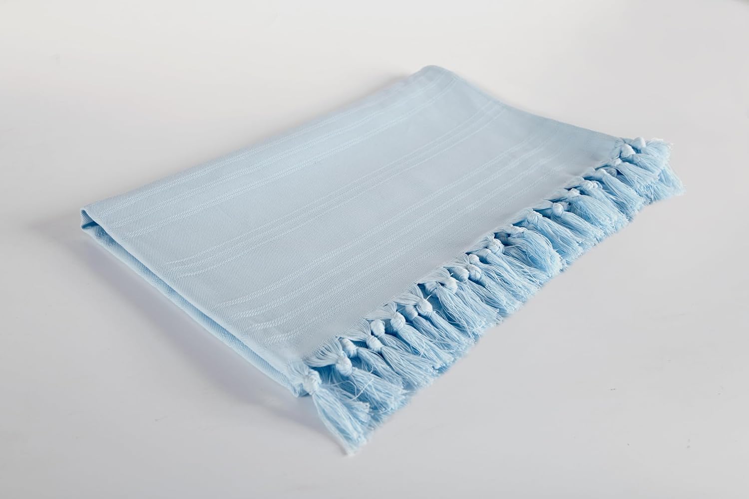 100% Cotton Classy Turkish Beach Towels Super Absorbent Lightweight Compact Sand Free Quick Dry Peshtemal for Travel Bath Gym Pool Yoga Blanket Shawl Sofa Cover Large Premium Effective (Blue, 36x75")