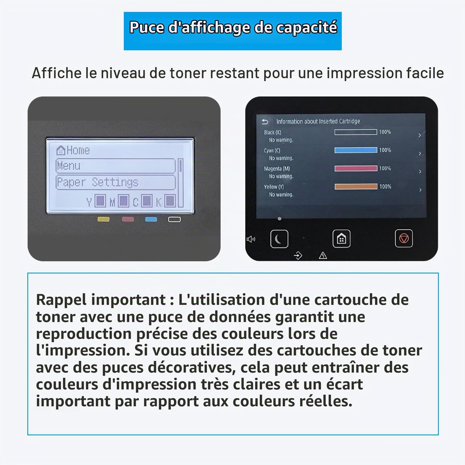 (avec Puce de Données) 067H CRG-067H CRG067H Cartouches de Toner Compatibles 4 Couleurs pour Imprimante Canon i-SENSYS LBP631Cw LBP633 LBP633Cdw MF651Cw MF655 MF655Cdw MF655Cw MF657 MF657Cdw MF657Cw