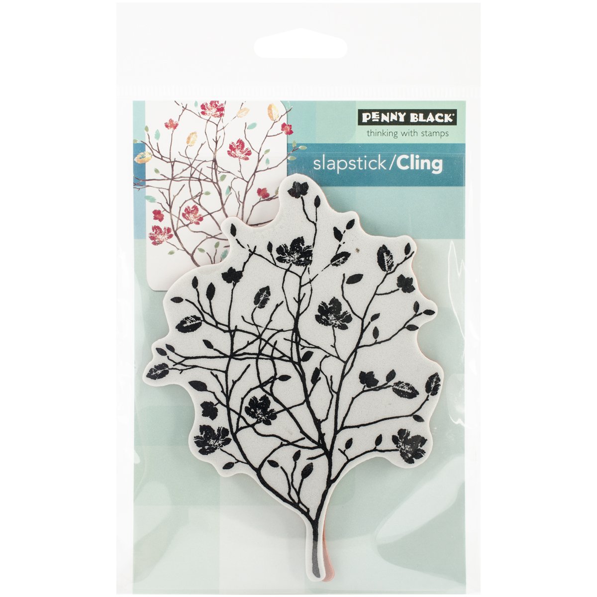 Penny Black Transparent Cling Rubber Stamp 3.5-Inch X 4.75-Inch Sheet-A Day In Autumn