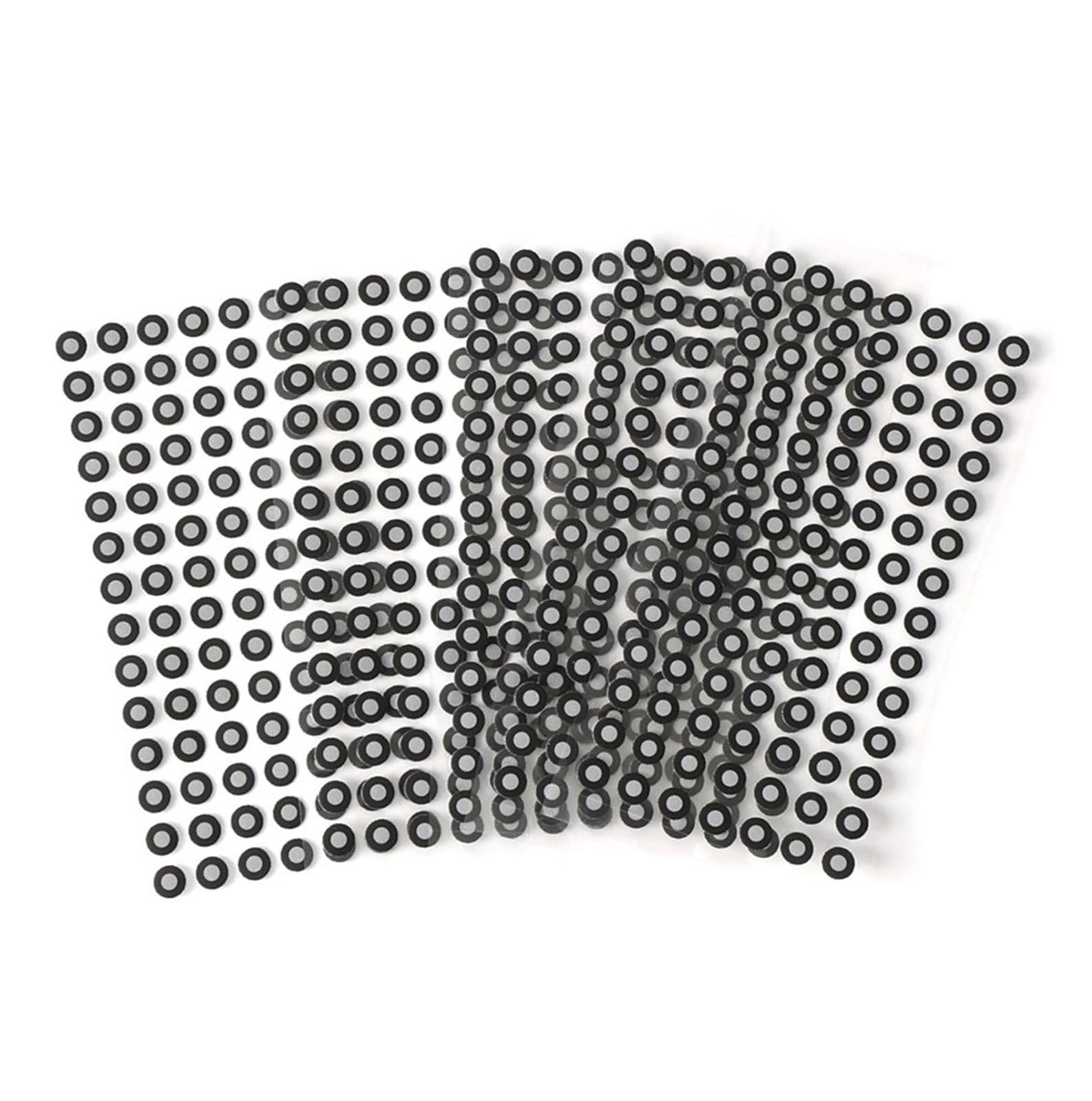 1000 sztuk 3/6mm 6/10mm skaner 3D Marker odbicie rozproszone cele pozycjonowania punkt śledzący do skanowania 3D(Inner 6 outer 10)
