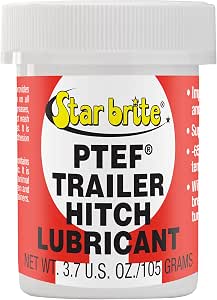 STAR BRITE PTEF Trailer Hitch Lubricant - All-Weather Protection for Trailer Hitches - Rust & Corrosion Resistant - Super Adhesion & High-Temperature Stability - 4 OZ (085804)
