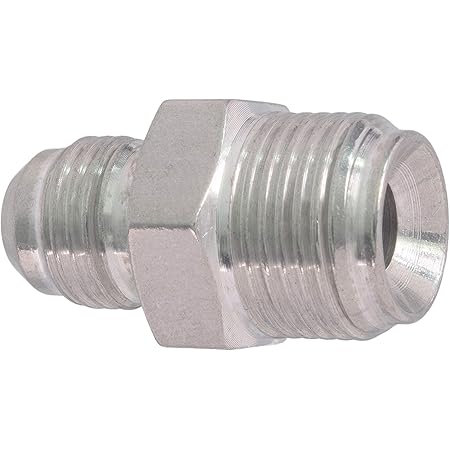Russell -6AN To 5/8-18 Inverted Flare Power Steering Fitting - 9/16-14 Thread