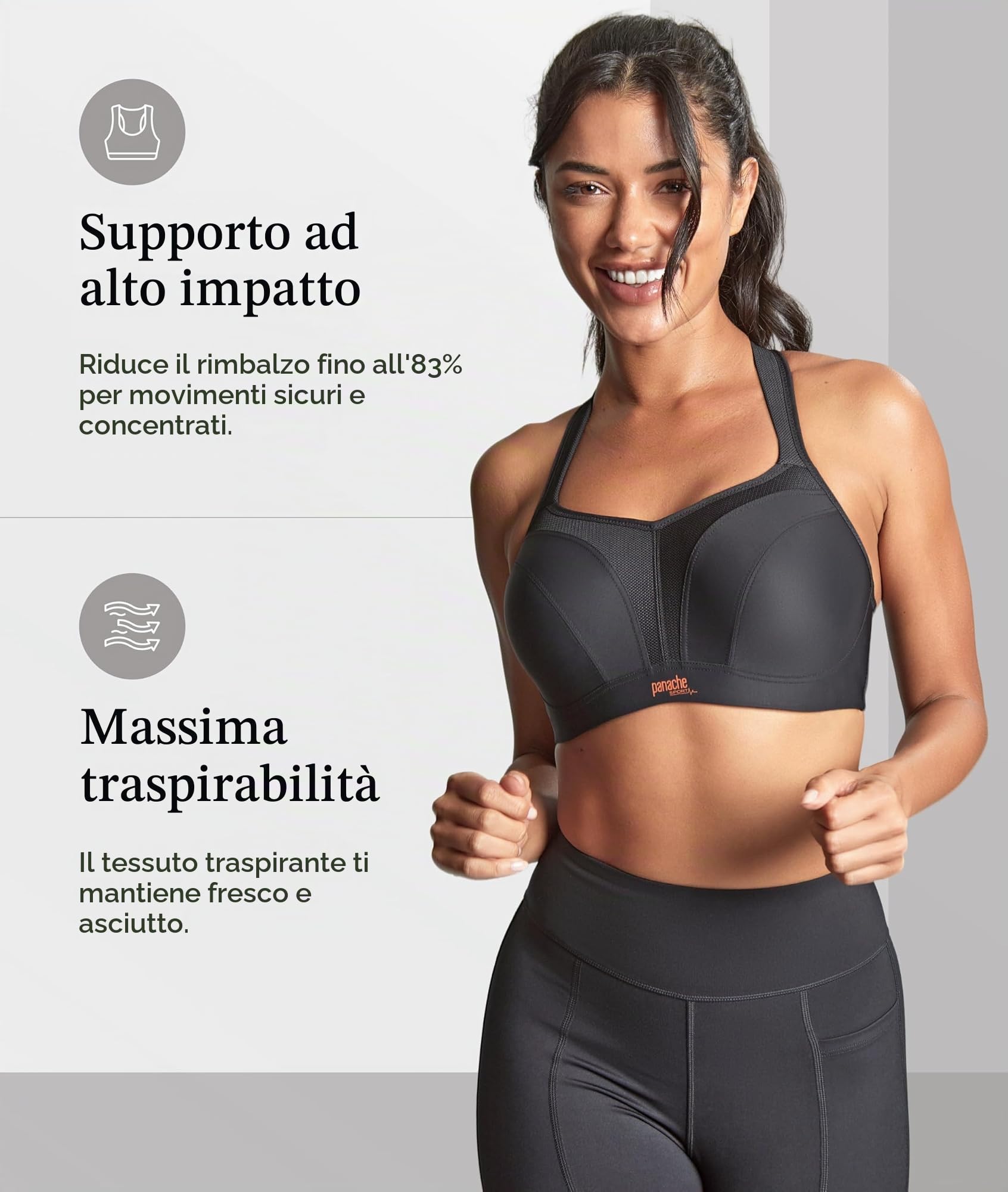 Panache - Sports Bra, Reggiseno Sport da Donna