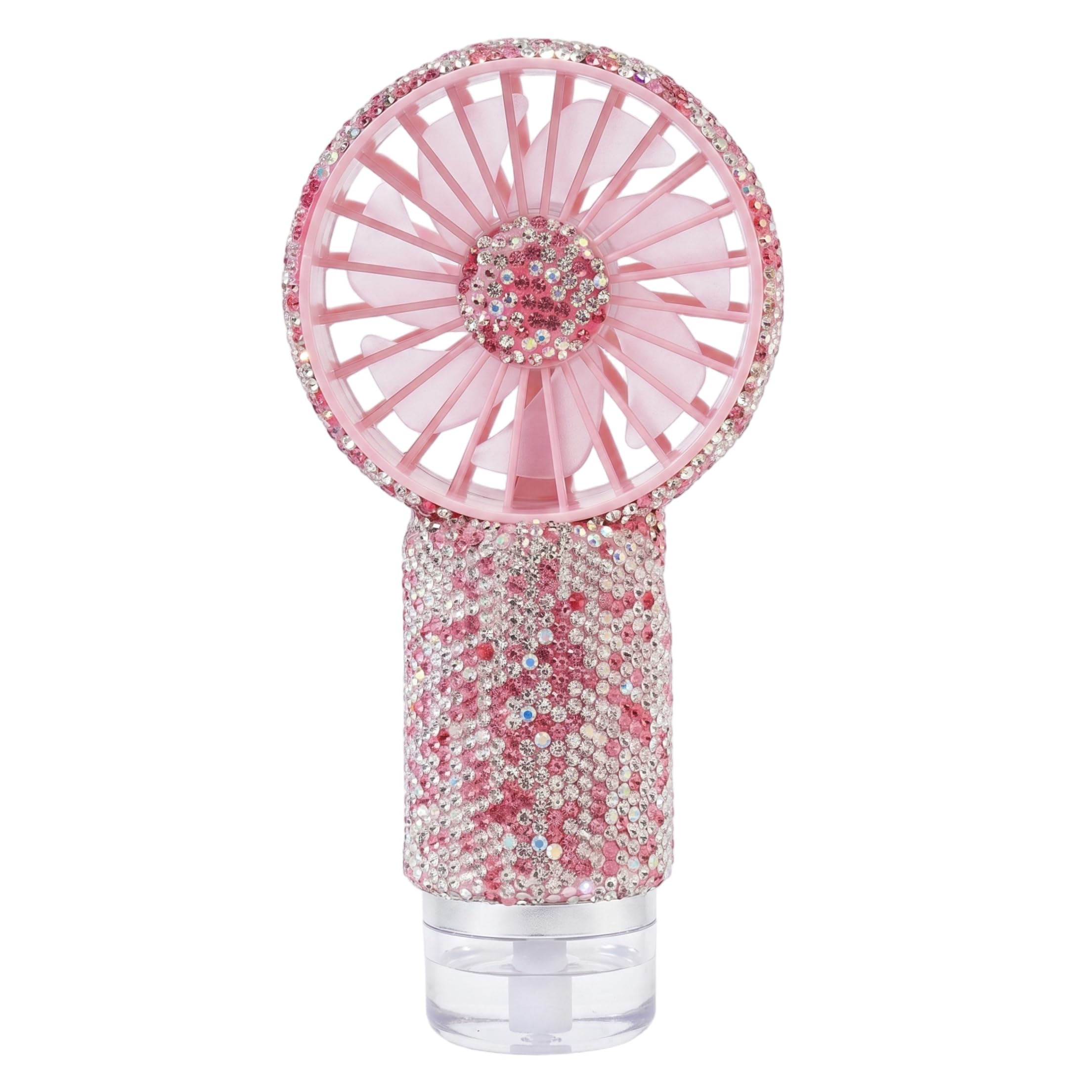 Ventilador personal recargable con niebla refrescante y diamantes Bling Fan estilo 2