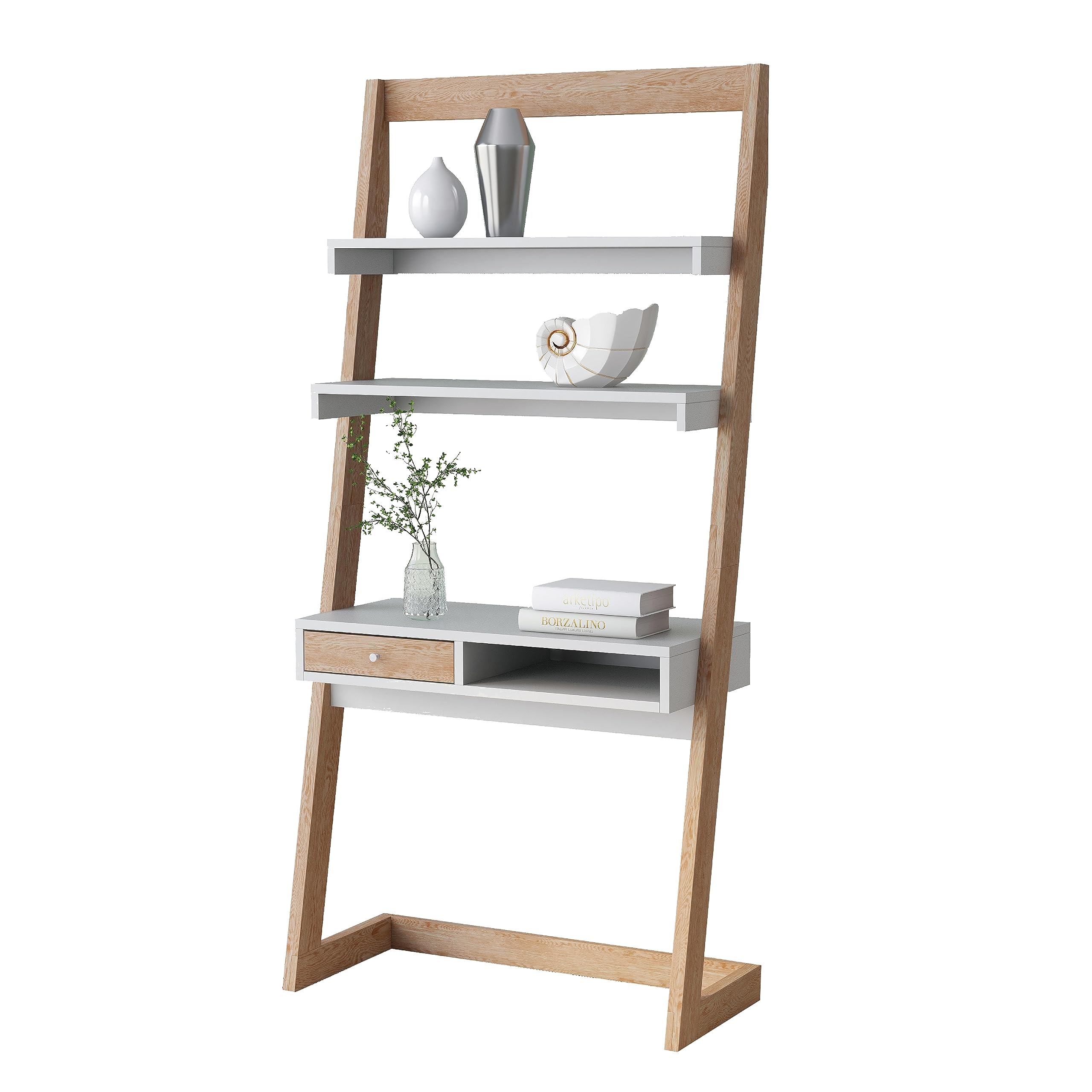 Amazon.com: HOMES: Inside + Out Rexroad Wood Ladder Writing Desk