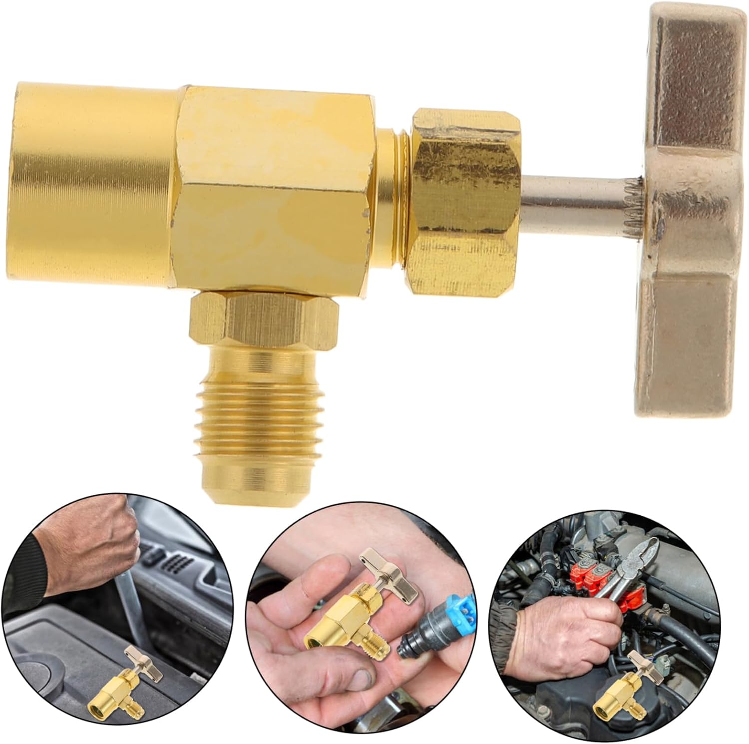 GLEAVI Charge Hose Kit Fitting Multi-Function Bottle Opener Sealed Valves Adapter for Bottles