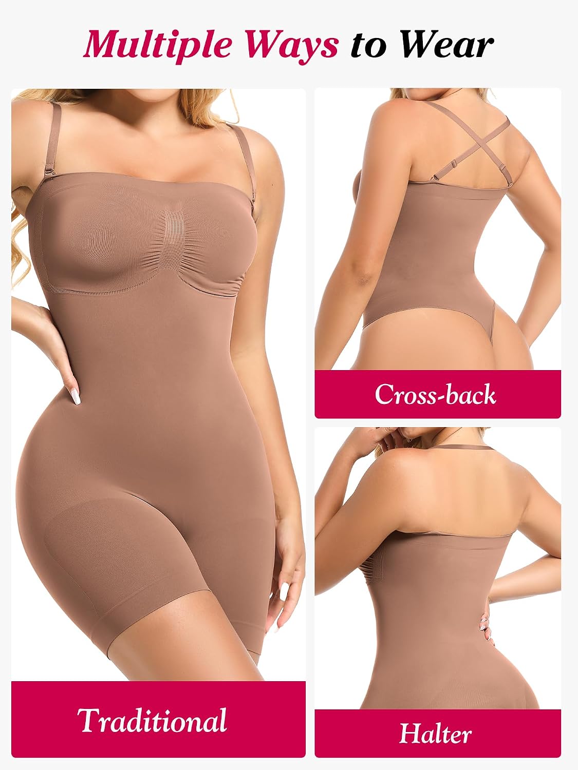 Atbuty Bra Straps Elastic Adjustable Shoulder Straps with Clear Bra Straps for Strapless Bodysuit image 5