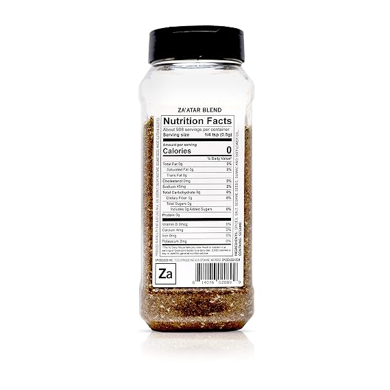 Spiceology - Za'atar Spice Blend - Savory All-Purpose Seasoning - Use On: Bread, Meat, Hummus, Rice, Pasta, Potatoes and Vegetables - 16 oz
