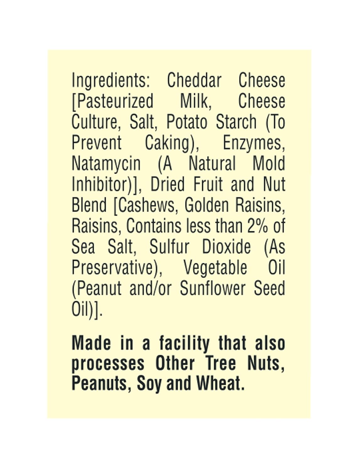 Sargento Balanced Breaks Natural Sharp White Cheddar Cheese Sea-Salted Cashews and Golden Raisin Medley, 1.5 Oz, 3 Ct