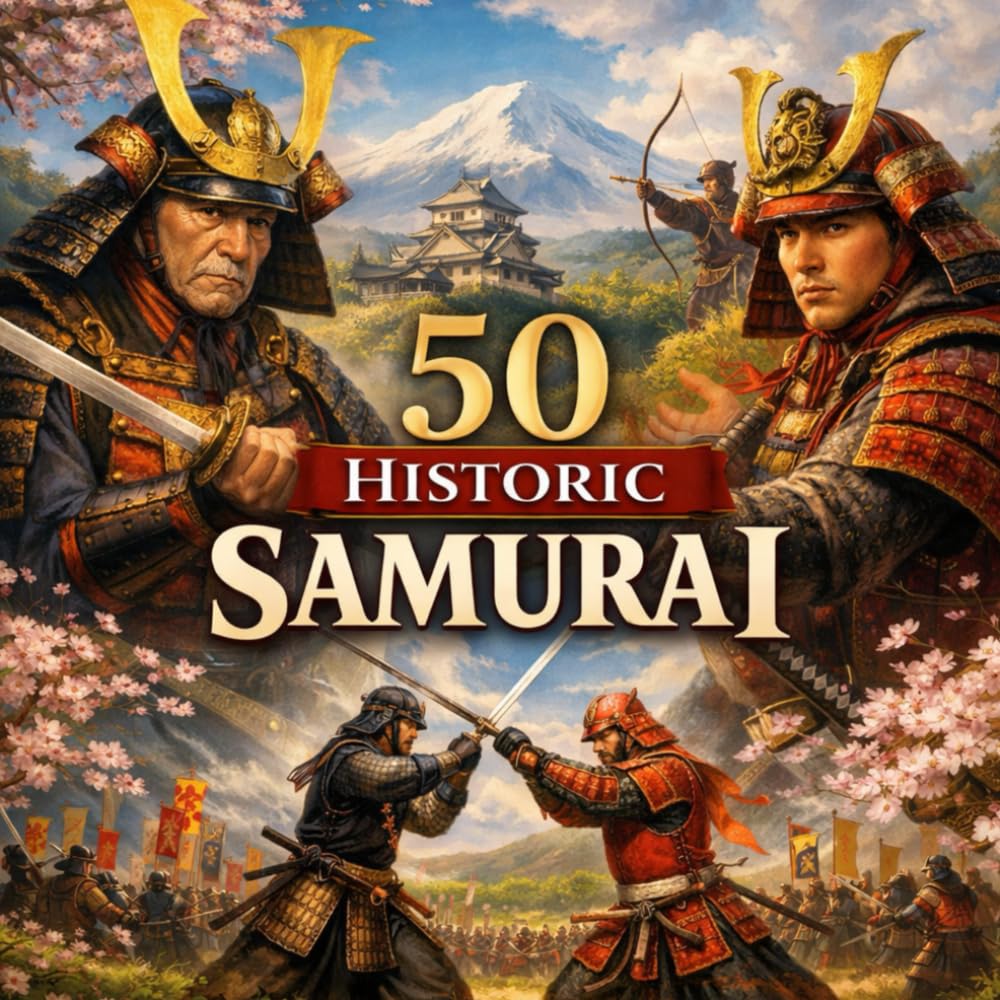50 Historic Samurai: Brave Warriors of Japan – A Colorful Preschool Introduction to Samurai History (Historic Leaders Every Kid Should Know)