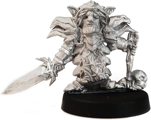 Stonehaven Gnome Deathknight - Figura en miniatura (para juegos de guerra de mesa a escala de 1.102 in) - Fabricado en Estados Unidos