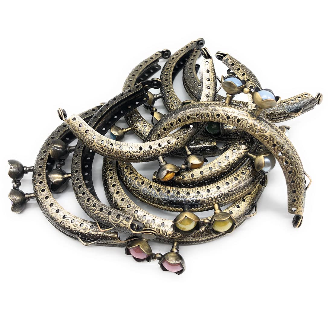 アンティーク　がま口　財布　銀製　口金　根付 アンティーク がま口 財布 銀製 口金 根付