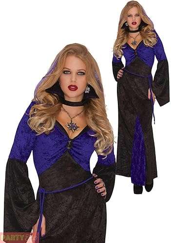 Miniatura 2 de amscan Kit de disfraz de fiesta para adultos con diseño de señora de la seducción, color negro y morado, 1 juego