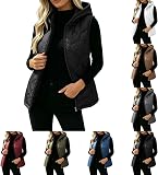 XOGWVJ Womens Puffer Vest Lightweight Quilted Sleeveless in #Y01-black
