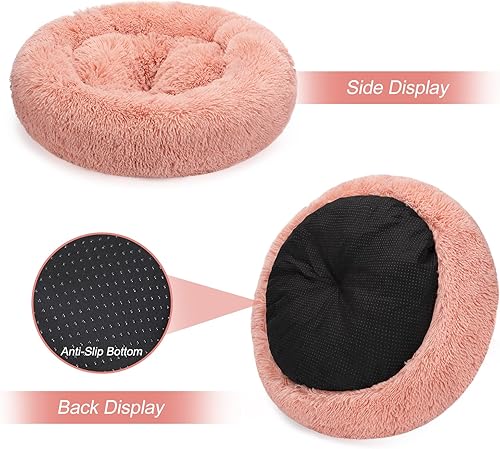 Miniatura 3 de MIXJOY - Cama ortopédica para mascotas cómoda cama redonda para perros y gatos ultrasuave lavable 23pulgadas 30pulgadas 36pulgadas