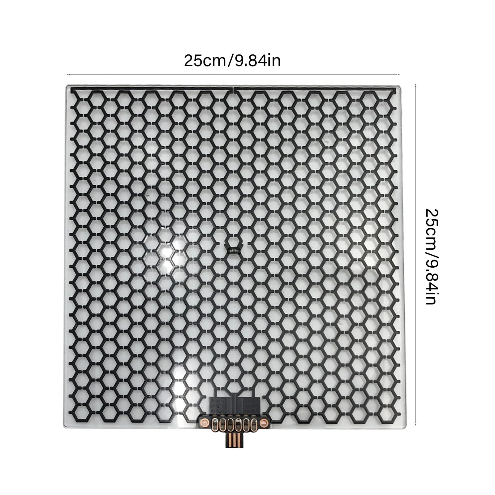 24 V 100 W Glas beheiztes Bett Drucker Temperaturregelung gehärtetes Glas 250 mm für Drucker Temperaturregelung Heizbett