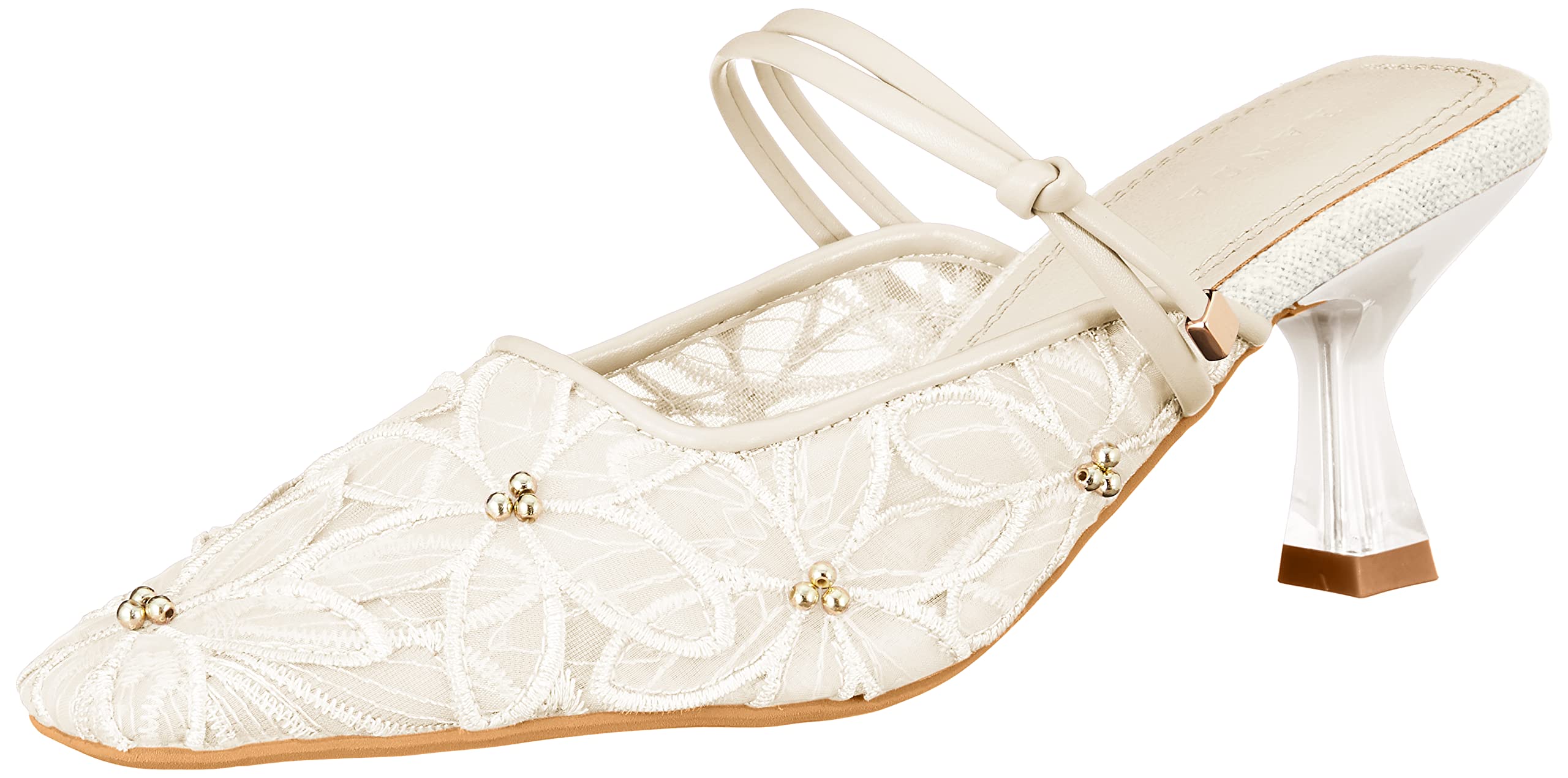 ジーザスディアマンテ クリア ヒール 薔薇 レース ミュール ジーザスディアマンテ クリア ヒール 薔薇 レース ミュール