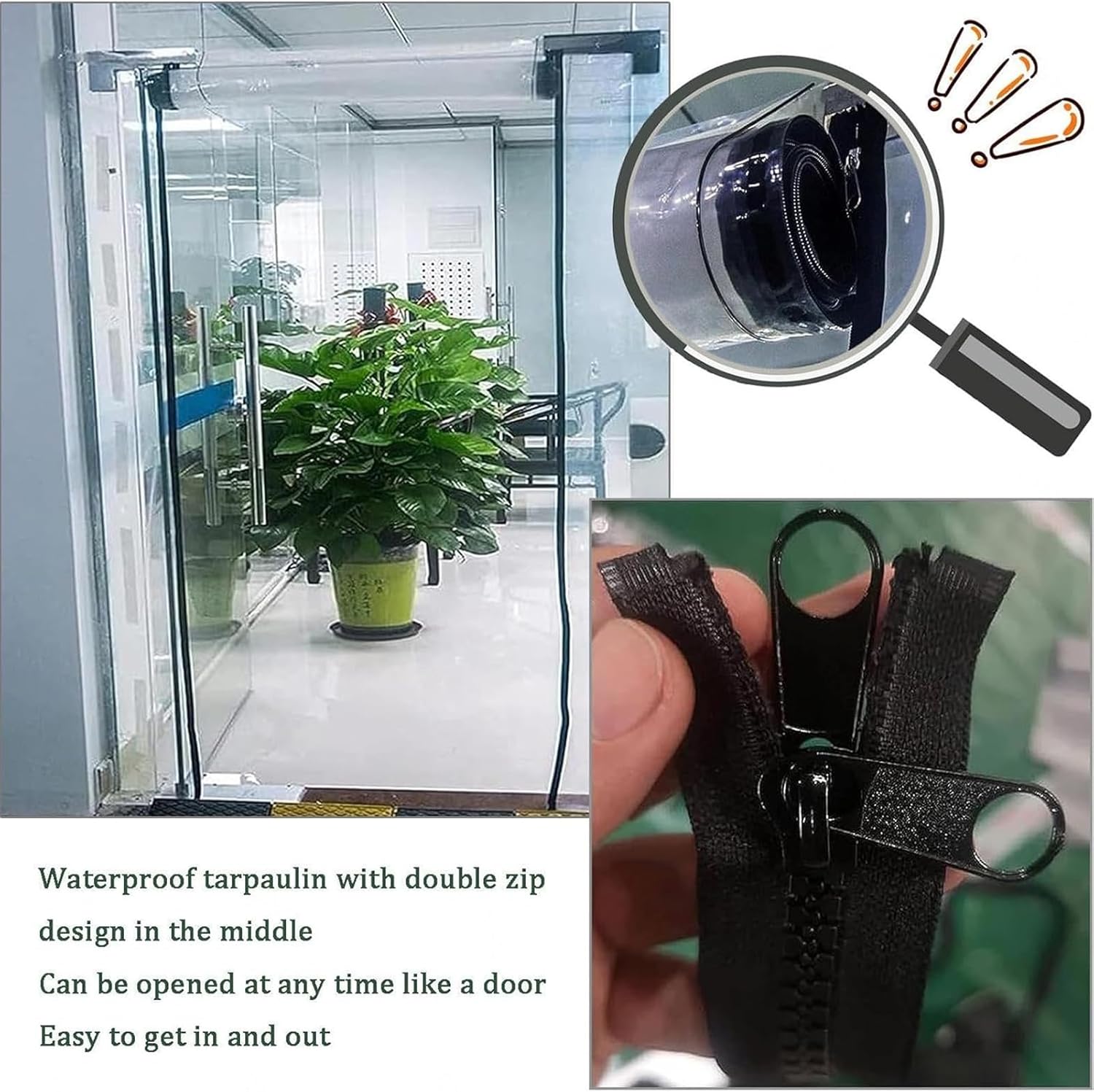 Tarpaulin Poly Clear Vinyl, 0.14mm Poly Clear Vinyl Tarp Cover, Clear Awning Canopy Patio Enclosure for Garden, Outdoor, Customisable(1.2x2m/3.94x6.56ft)