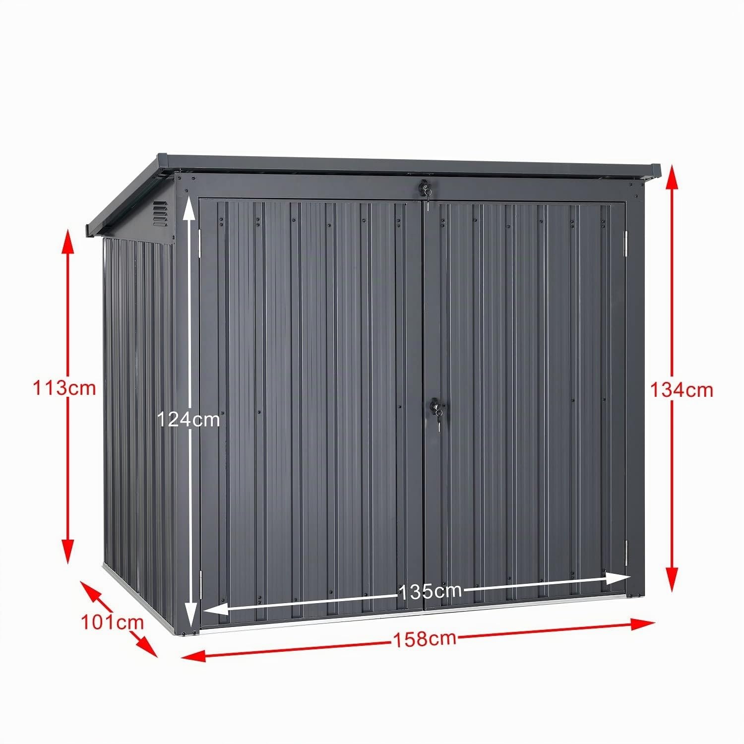 Merschbrock Trade GmbH Mülltonnenbox, Müllbox, Mülltonnenverkleidung