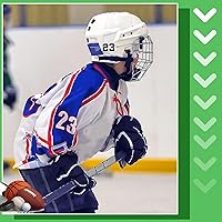 Vista 5 de Epakh 102 piezas de calcomanías de números para cascos deportivos de 1.25 pulgadas de vinilo, calcomanías adhesivas de números para cascos