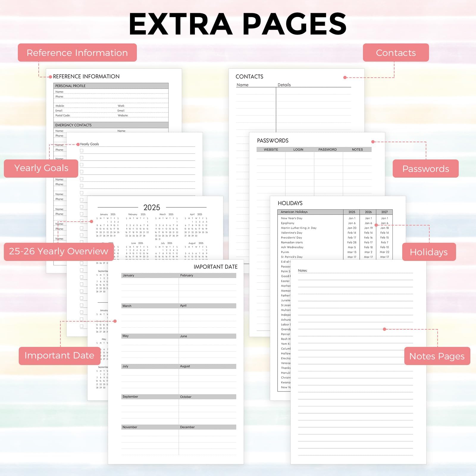 Snapklik.com : 2025 Planner - A5 Weekly Monthly Planner, January 2025 ...