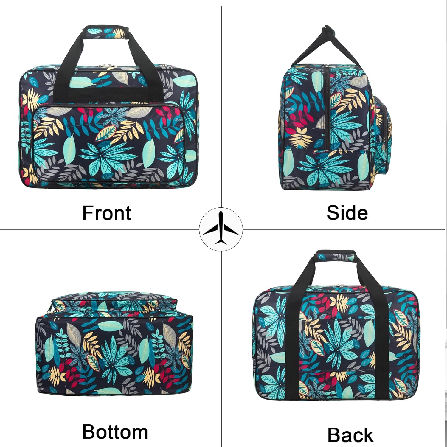 Sewing Machine Carrying Case，Sewing Machine Carrying Case Tote Bag，Universal Tote Storage Bag with Pockets and Handles, Suitable for Most Standard Singer, Janome (Blue)