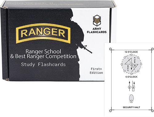 Army Flashcards - Tarjetas didácticas para guardabosques 100 de los términos y conceptos más importantes del manual de guardabosques del ejército