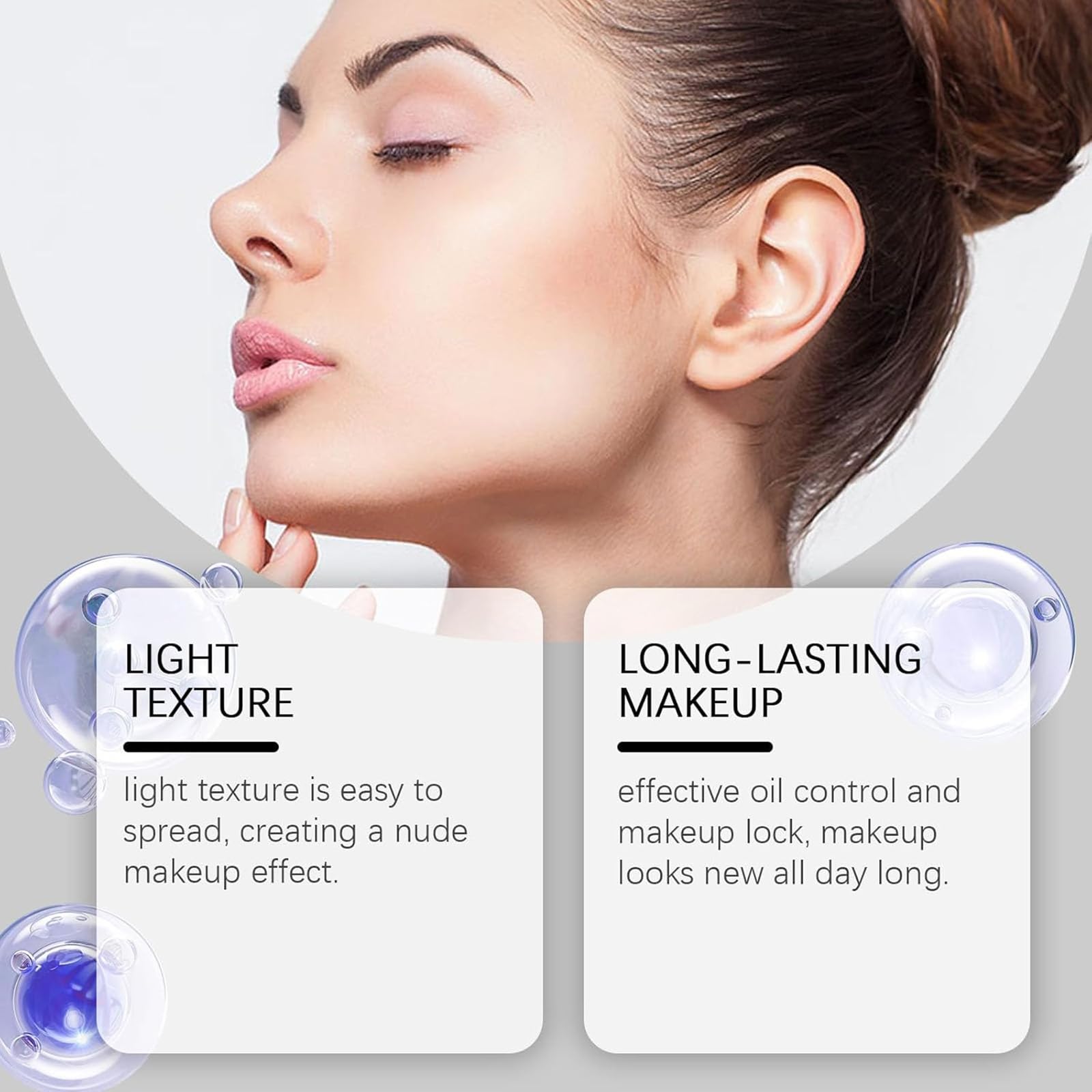 Crème Serentia Peau Parfaite et Éclat Instantanément, BB Crème Coréenne Peau Parfaite et Éclat, CC Crème Air Cushion Fond de Teint Champignon, Anti-cernes Hydratant Waterproof et Sébum (B1)