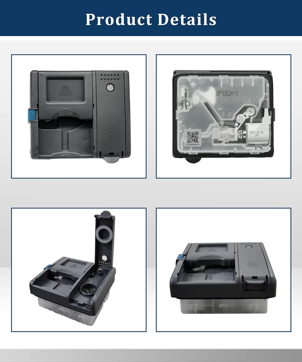 DD81-02202A Dishwasher Rinse-Aid Dispenser Parts,DD81-02628A Fits for Samsung Dishwasher Detergent & Rinse Aid Dispenser Replacement for DW80M2020US,DW80R2031US,DW80N3030US/UW/UB