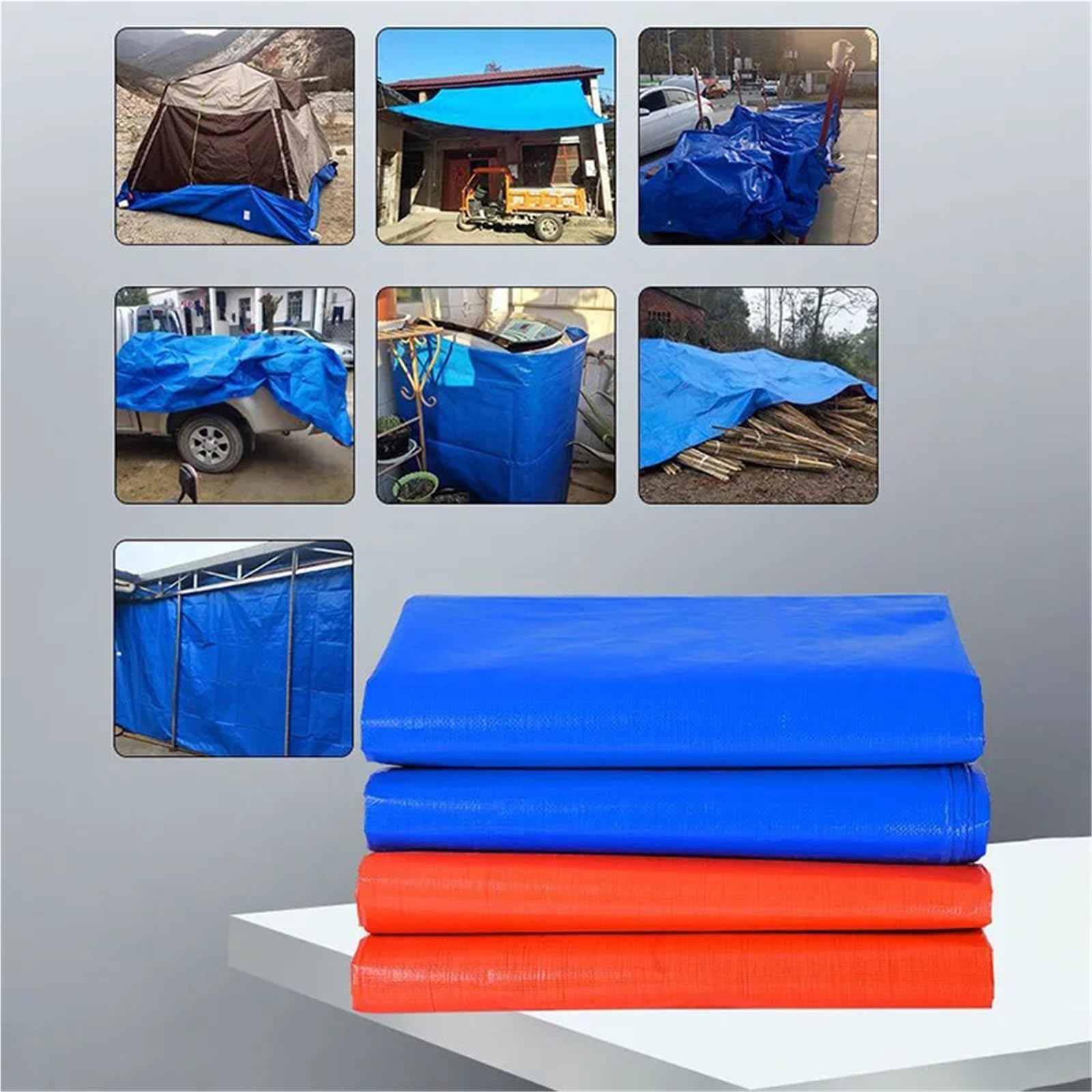 Campingplane, Mehrfarbiger Regen-Fliegenplanen-Sonnenschutz in Mehreren Größen