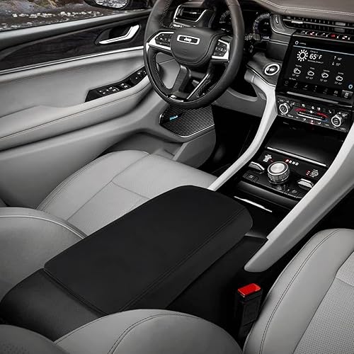 Miniatura 6 de INTGET Funda para reposabrazos de consola central de automóvil para Jeep Grand Cherokee 2022 2023Grand Cherokee L Accessories 2021 2022 2023, caja