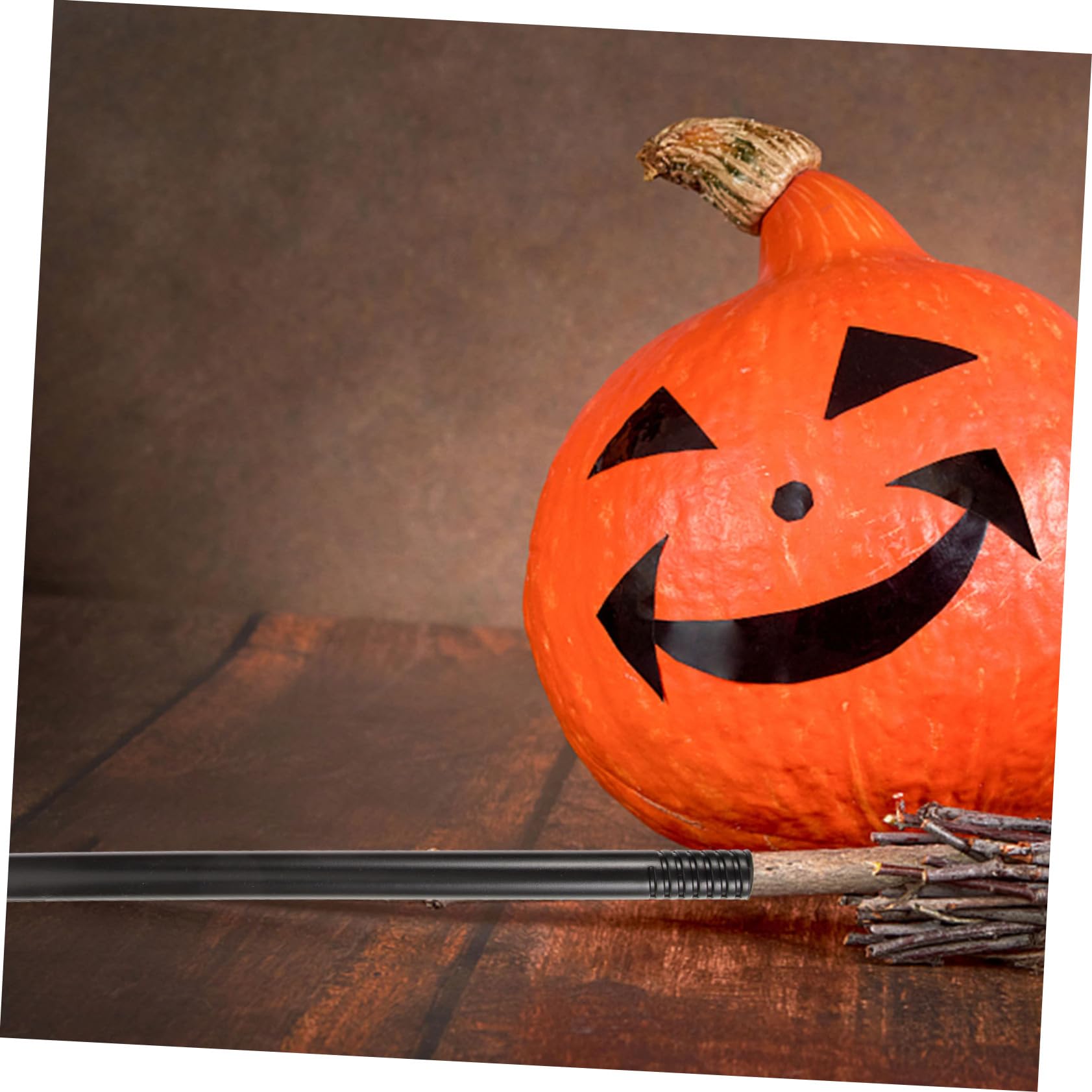 Garneck 4pcs Witch Broom Rods for Adult Witch Costumes Witch Broom Stick Replacement Handle Plastic Rod for Performance Cosplay