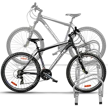 自転車パーキングラック 調節可能 自転車4台分容量 ダイケン 自転車ラック サイクルスタンド 4台収容 KS-F284 1台