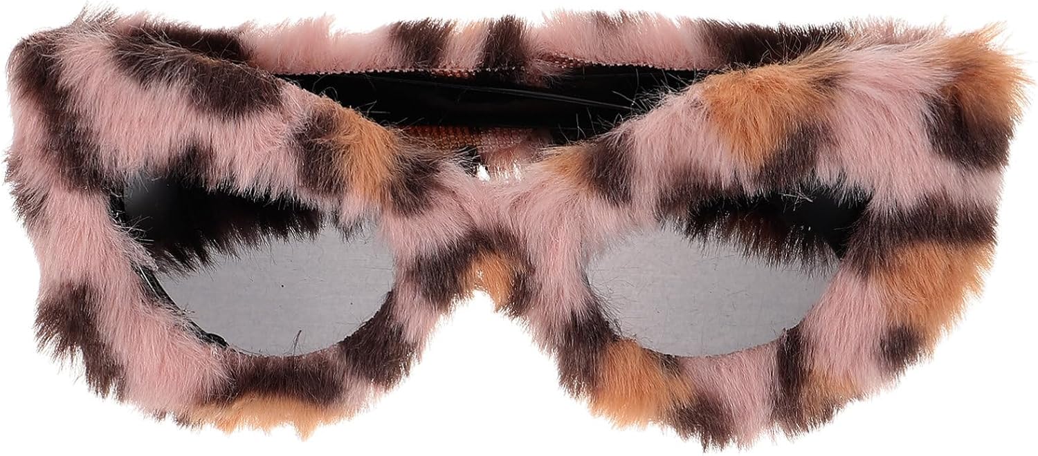 KESYOO Funky Glasses Furry Eyeglasses Crazy Sunglasses Prop Party Sunglasses Decoration Adults Glasses for Women