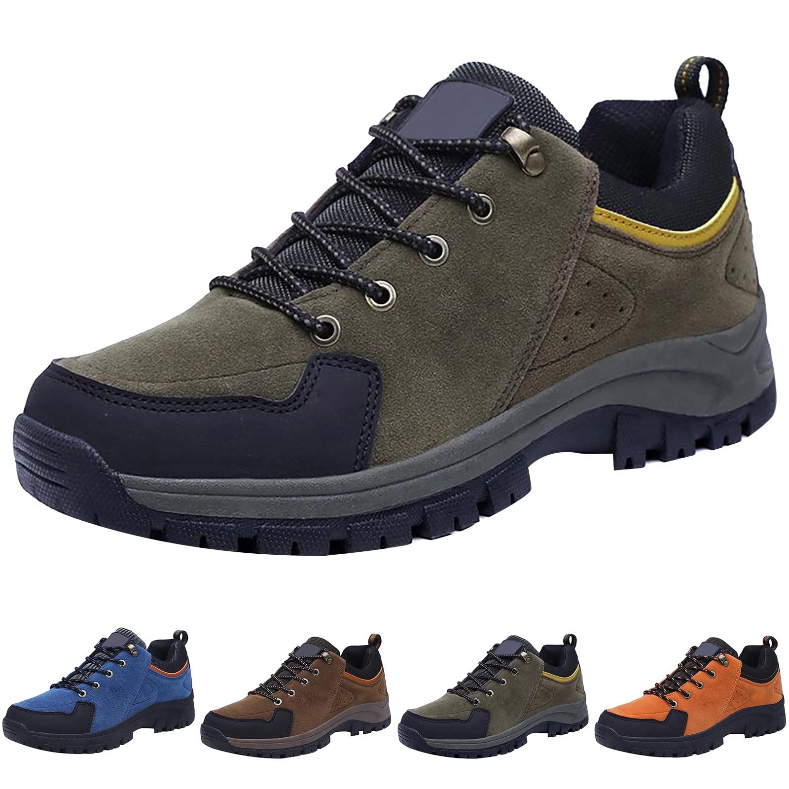 Generisch Trekkingschuhe Herren Wasserdicht Leicht Wanderschuhe rutschfest