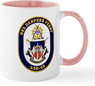 CafePress USS Harpers Ferry LSD 49 Navy Ship Mug 11 oz (325 ml) Ceramic Coffee Mug