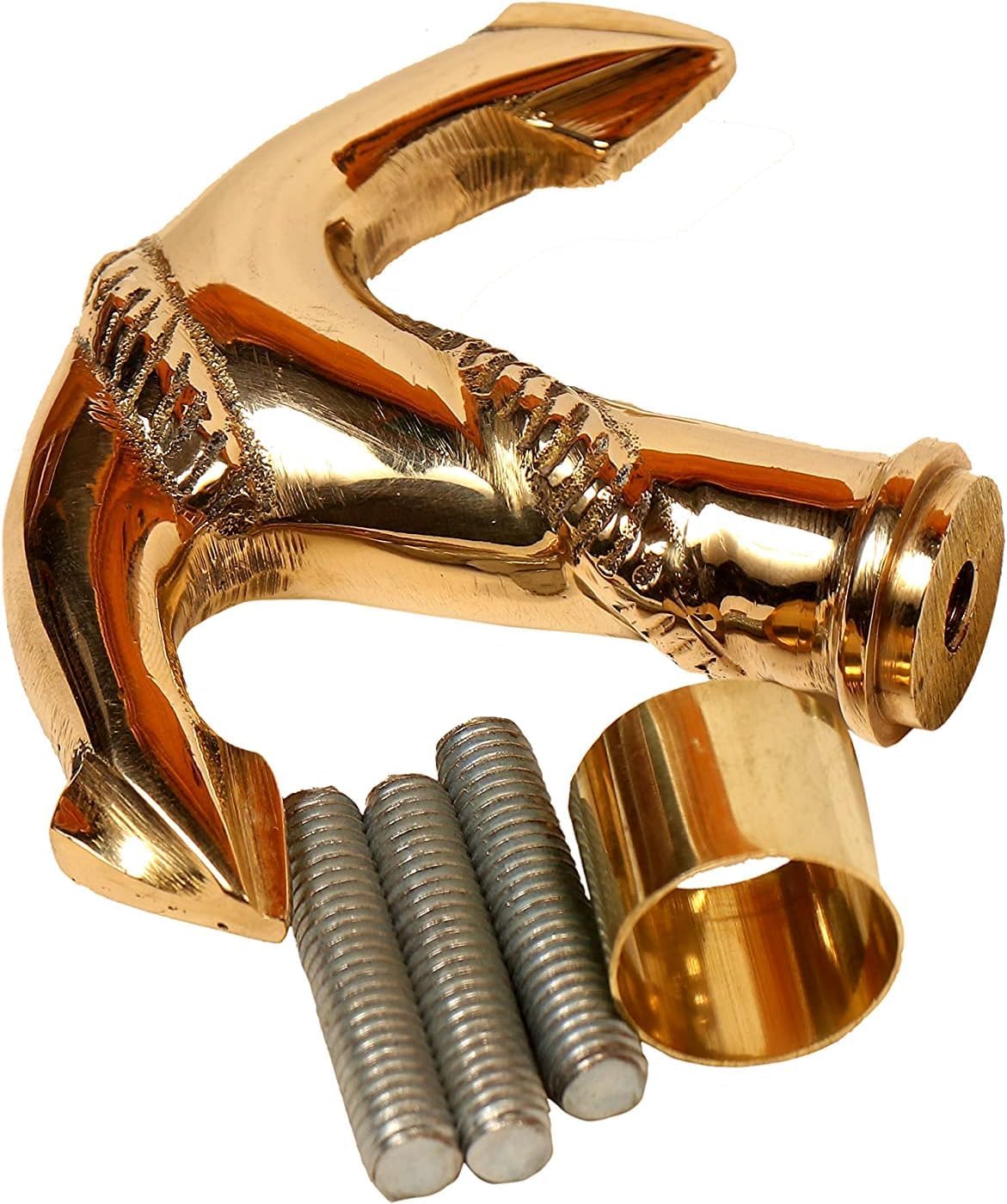 Solid Brass Victorian Anchor Handle Antique Style Vintage Walking Canes Stick