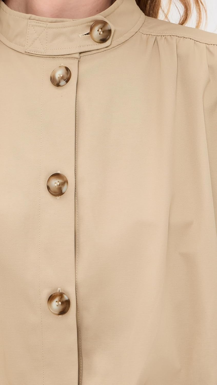 Line & Dot Women's Hemlock Gathered Trench Jacket - Image 6