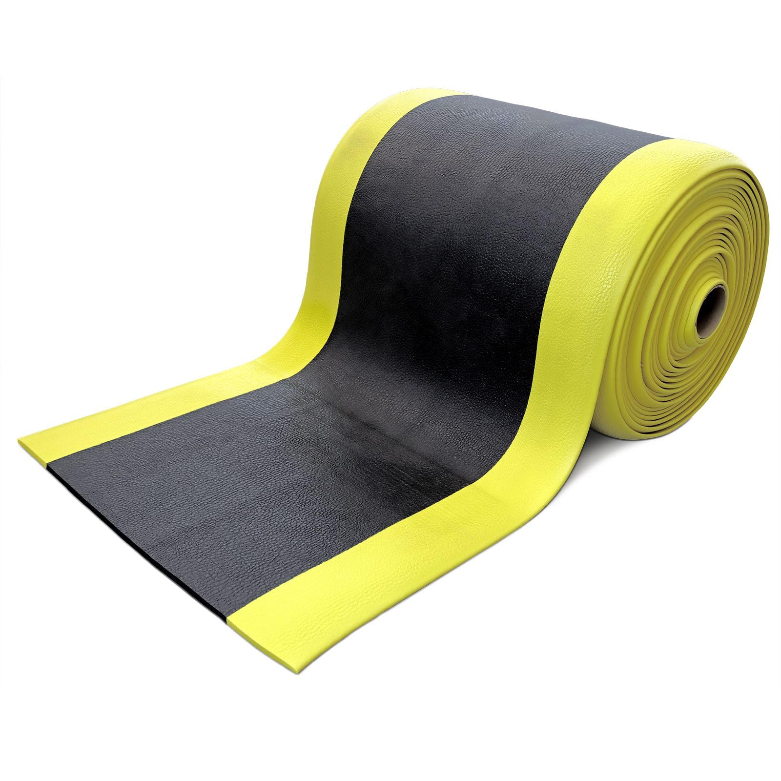 ADB Anti-Ermüdungsmatten aus Vinyl 60cm x 18m - Arbeitsplatzmatten, rutschfest, strapazierfähig, für mehr Komfort und Sicherheit am Arbeitsplatz | Strapazierfähige Arbeitsplatzmatte aus Vinyl für mehr Komfort & Sicherheit am Arbeitsplatz, Rollenmaß 60 cm