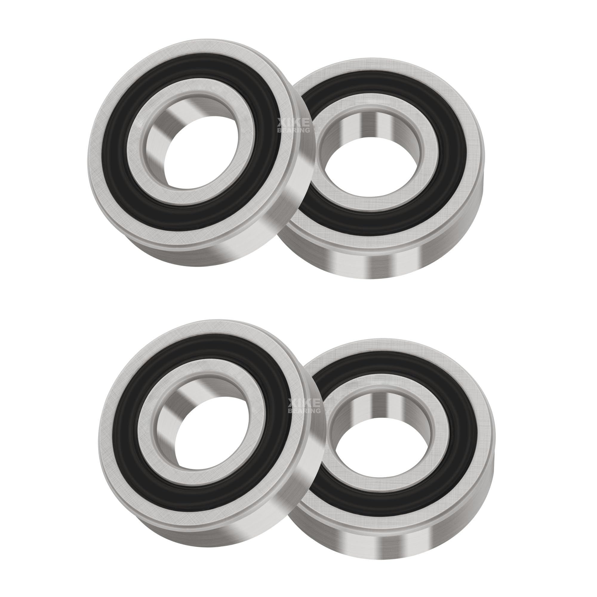 XIKE Roulements 3/4" x 1-3/4" x 1/2", avec joints en caoutchouc doubles et roulement à billes à fente profonde pré-lubrifié, compatible avec 1635-2Rs