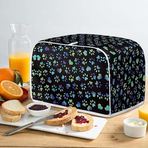 Miniatura 58 de Starry Night Toaster Covers 2 Slice Protectores de huellas dactilares a prueba de polvo y protección contra grasa para electrodomésticos Noche