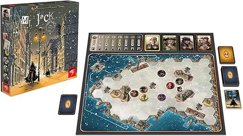 Miniatura 2 de Hurrican Mr. Jack: New York, Master a Higher Level in New York, versión experta del clásico Mr. Jack London, juego para 2 jugadores, para edades de