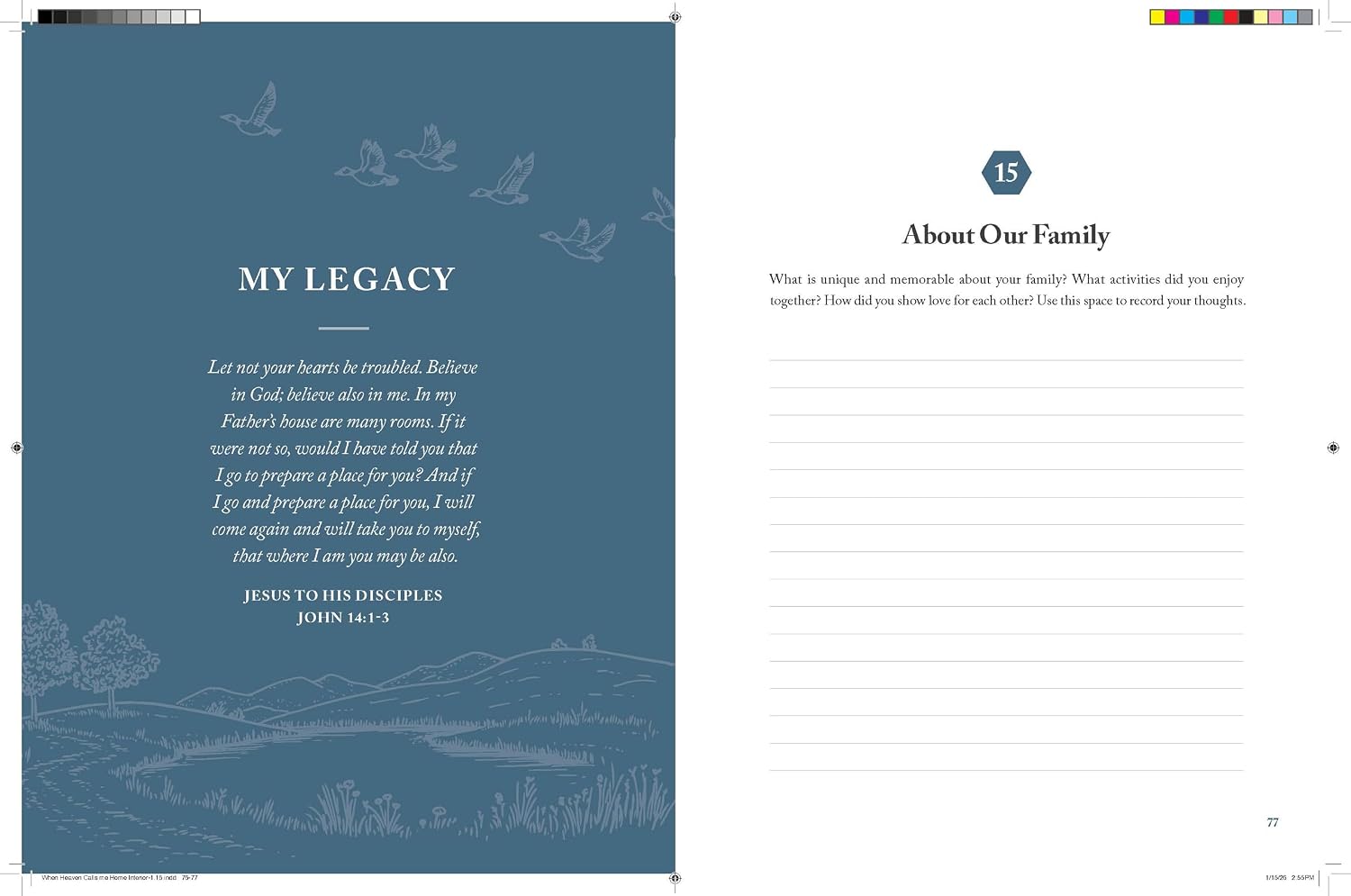 When Heaven Calls Me Home Planner: A Practical Guidebook for Those I Leave Behind