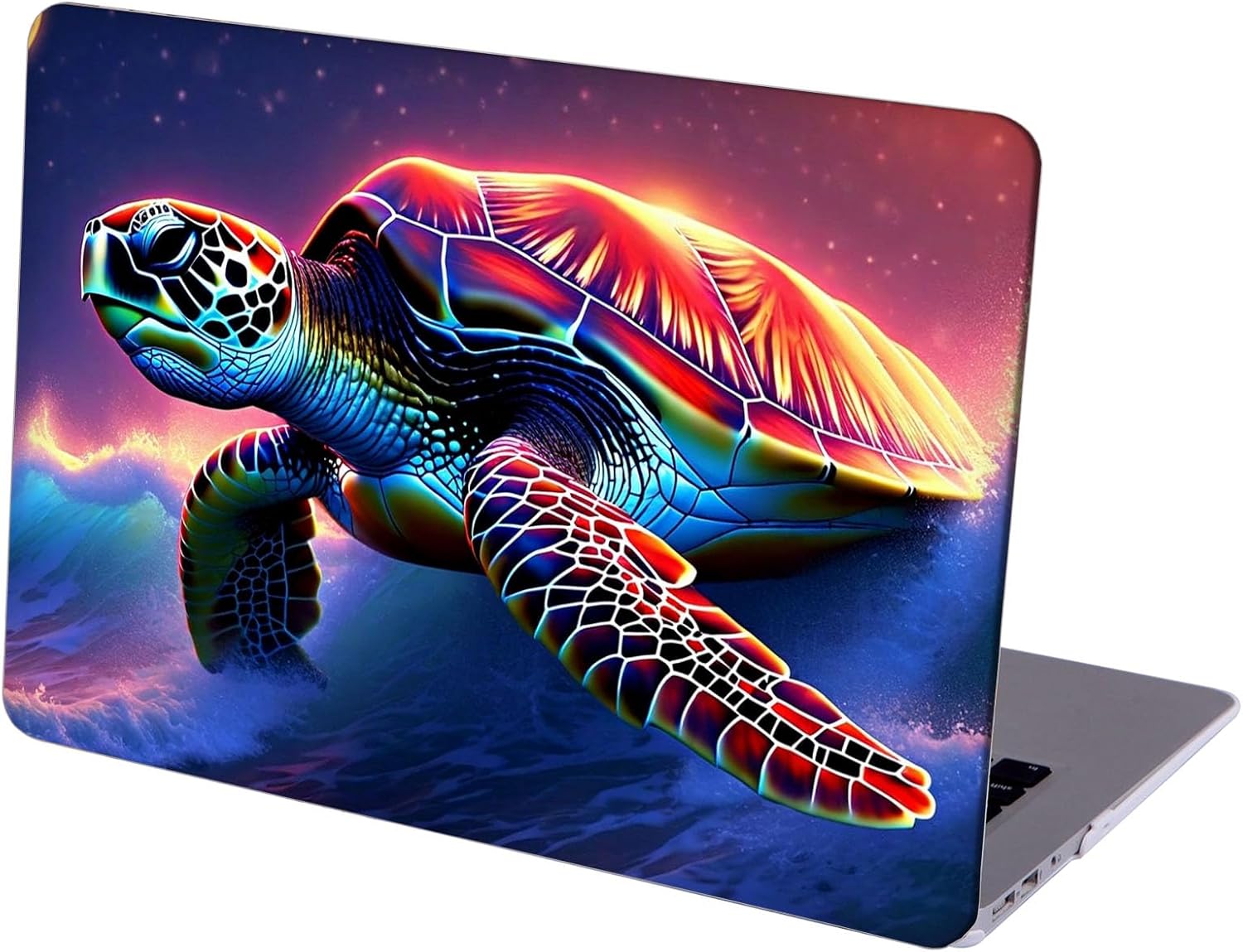 Compatible with MacBook Neo 13-inch, Hard Shell Case with Keyboard Cover and Screen Protector (A3404 A18 Pro chip, 2026 Release) - Sea Turtles MC22004