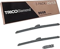 Vista 53 de TRICO Gold 19" + 19" Juego de 2 limpiaparabrisas de repuesto premium para automóvil, limpiaparabrisas de haz para todas las estaciones para lado