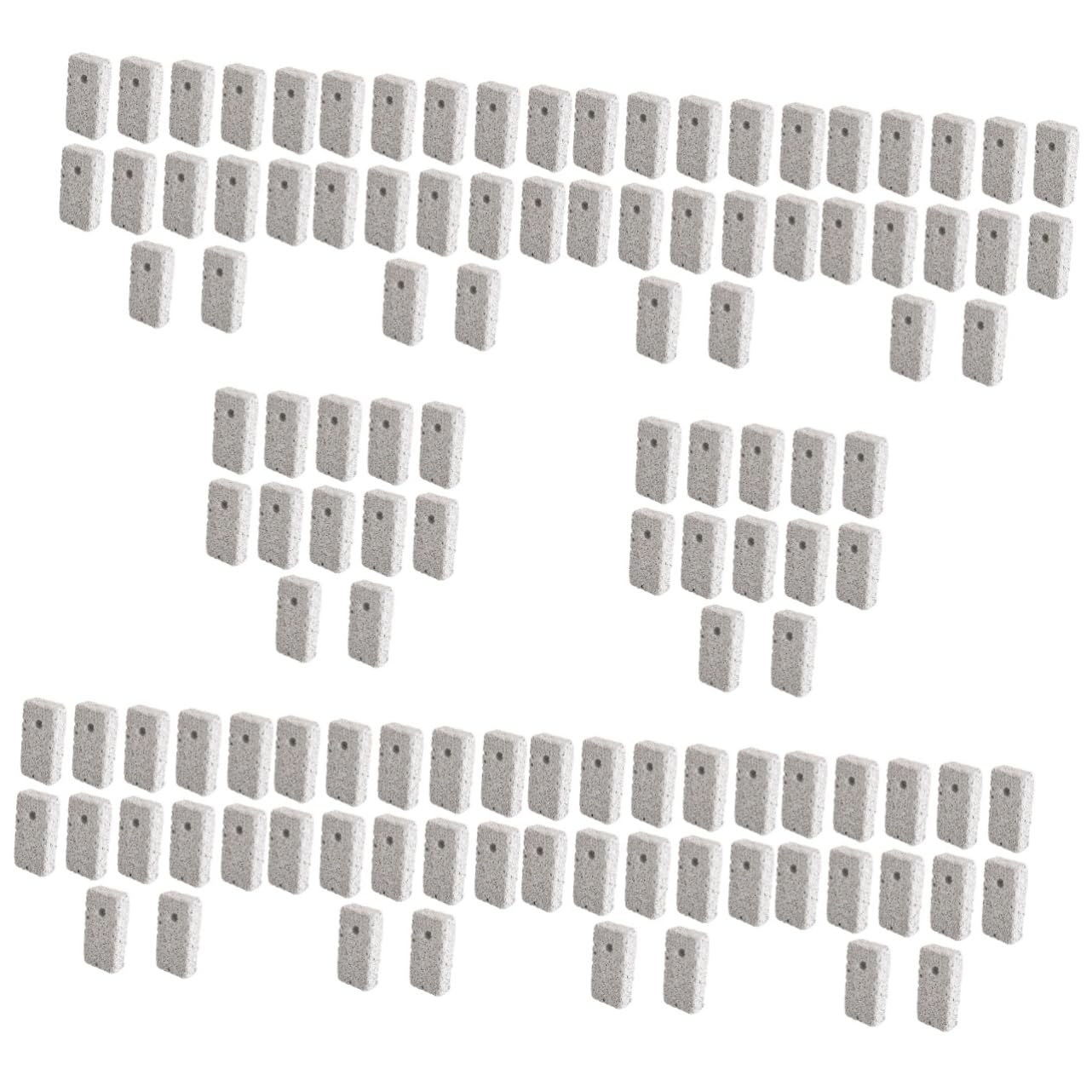 POPETPOP 120pièces Molar Stone pour Rongeurs Pierre à Mâcher Pierre Volcanique pour Hamsters Lapins Et Cobayes Idéale pour Nettoyage Croissance des Animaux De Compagnie