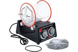 YaeMarine Jewelry Polisher Glass Barrel Tumbler Machine polisher & Mini Polisher Tumbler